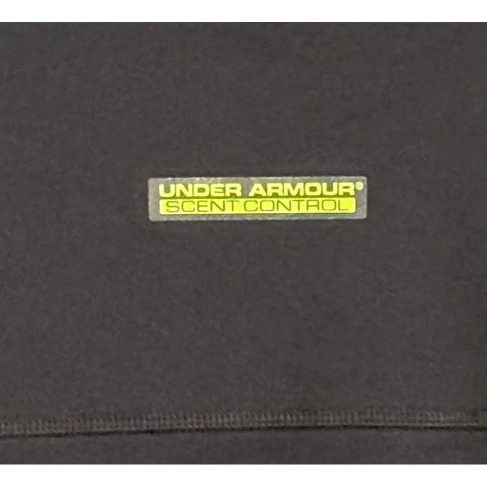 Under Armour Scent Control Hunting Vest Mens L Black Full Zip Fleece Lined - Picture 4 of 8